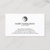 Engineering-Hardware Visitenkarte (Rückseite)