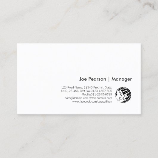 Engineering Imitate Gold Circles Visitenkarte (Rückseite)