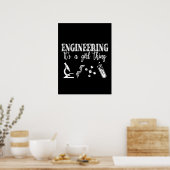 Engineering It's a Girl Thing Poster (Küche)