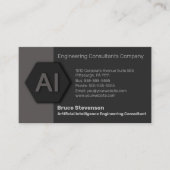 Engineering künstlicher Intelligenz                Visitenkarte (Vorderseite)