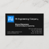 Engineering künstlicher Intelligenz Visitenkarte (Vorderseite)