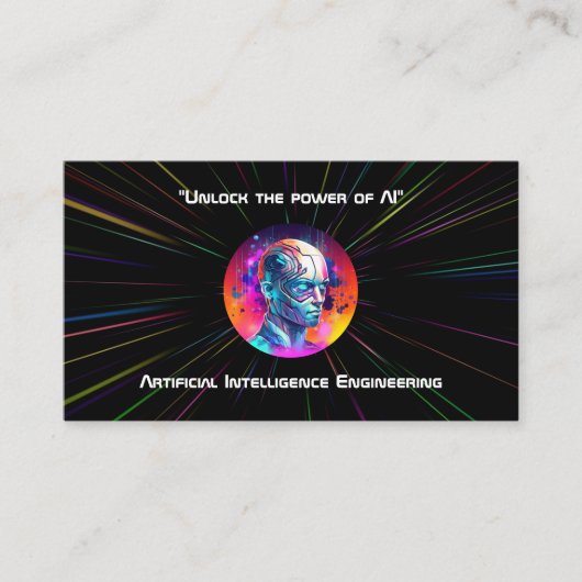 Engineering künstlicher Intelligenz Visitenkarte (Vorderseite)