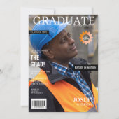 Engineering Magazin Foto Graduierungsparty Einladung (Vorderseite)