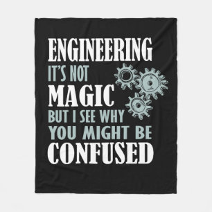 Engineering Magie sehe ich, warum Sie verwirrt sei Fleecedecke