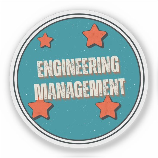 Engineering Management Aufkleber (Vorderseite)