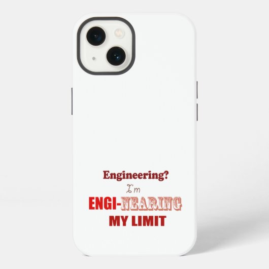 Engineering my limit iPhone hülle (Rückseite)
