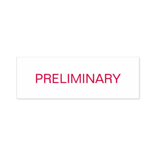 Engineering "PRELIMINARY" Zeichnend Permastempel (Design)