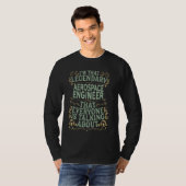 Engineering Rocket Scientist - Legendäre Luft- und T-Shirt (Vorne ganz)