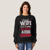Engineering Sound Technology Audio Engineer Wife Sweatshirt (Vorne ganz)
