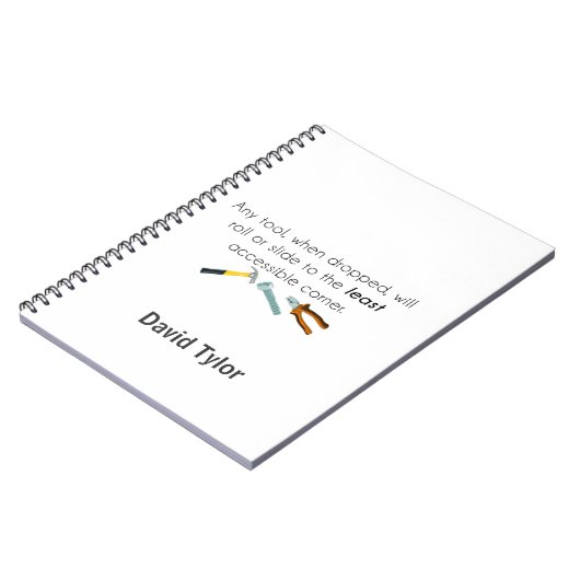 Engineering-Spaß Notizblock (Linke Seite)