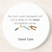 Engineering-Spaß Sandstein Untersetzer (Vorne)