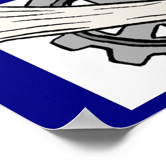 ENGINEERING-Sprichwort Poster (Ecke)