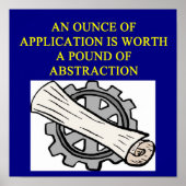 ENGINEERING-Sprichwort Poster (Vorne)