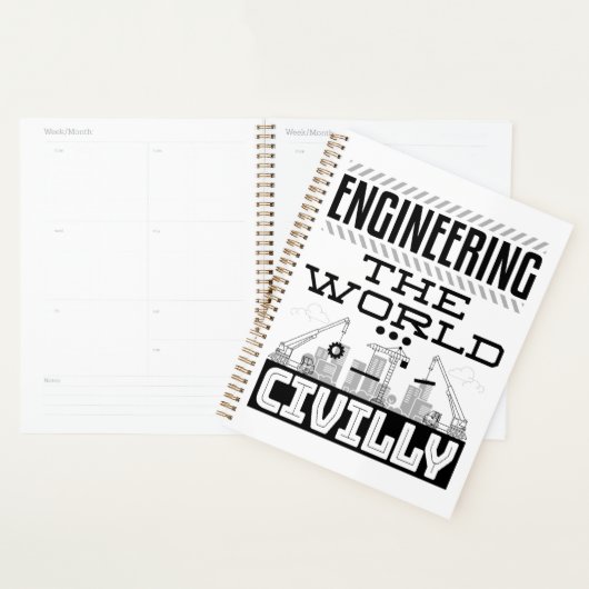 Engineering The World Civilly Cool Zivil Engineer Planer (Anzeige)