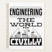Engineering The World Civilly Cool Zivil Engineer Planer (Vorderseite)