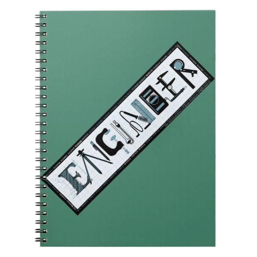 Engineering Tools des Trade-Notebooks Notizblock (Vorderseite)