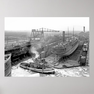 Engineering Works of Great Lakes Poster