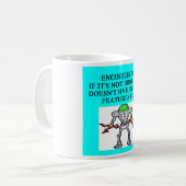 ENGINEERINGjoke Kaffeetasse (Vorderseite Links)