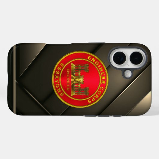 Engineeringkorps Case-Mate iPhone Hülle (Rückseite (Horizontal))