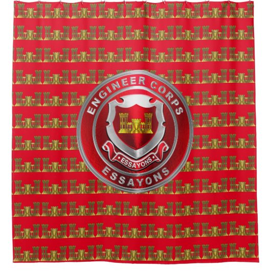 Engineeringkorps Duschvorhang (Vorderseite)