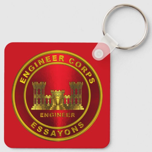 Engineeringkorps Schlüsselanhänger (Rückseite)