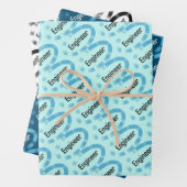Engineeringoval Geschenkpapier Set (Beispiel)