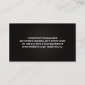 Engineers and Architects | Construction Visitenkarte (Rückseite)