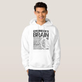 Engineer's Brain Funny Process Engineer Men Engine Hoodie (Vorne ganz)