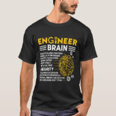 Engineers Brain industrial engineering Computer ci T-Shirt (Vorderseite)