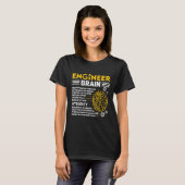 Engineers Brain industrial engineering Computer ci T-Shirt (Vorne ganz)