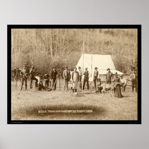 Engineers Corps and Two Deer SD 1889 Poster