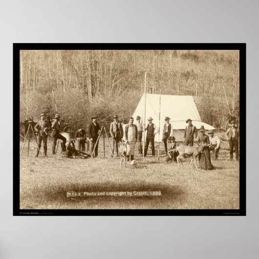 Engineers Corps and Two Deer SD 1889 Poster (Vorne)