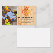 Engineers Planning Build | Construction Builder Visitenkarte (Vorne/Hinten)