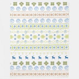 Engineers Without Borders USA Cozy Holiday Blanket Fleecedecke