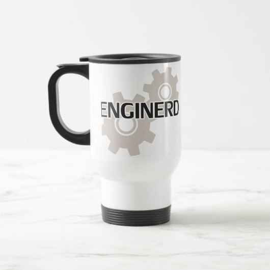 Enginerd Ingenieur-Nerd Reisebecher (Links)