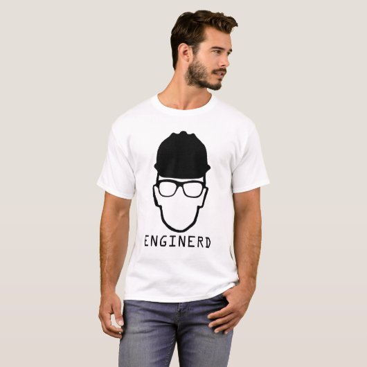 Enginerd Technik-Nerd-Shirt T-Shirt (Vorne ganz)