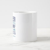 Enginner Ich versuche, Dinge zu machen idiot Proof Jumbo-Tasse (Vorderseite)