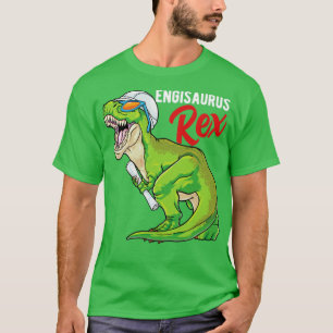 Engisaurus Rex Engineer Dinosaurier T Rex Engineer T-Shirt