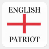 Engish Patriot Sticker (Vorderseite)