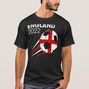 England 2022 Fußball-Team Britische Flagge Männer  T-Shirt