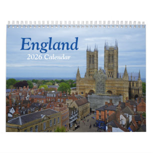 England 2026 - Kalender von Quintessent