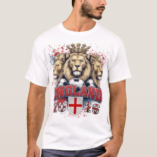 England 2026 Löwe, England Fußball, Fußballfan T-Shirt