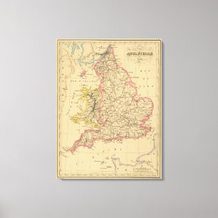 England 2 leinwanddruck