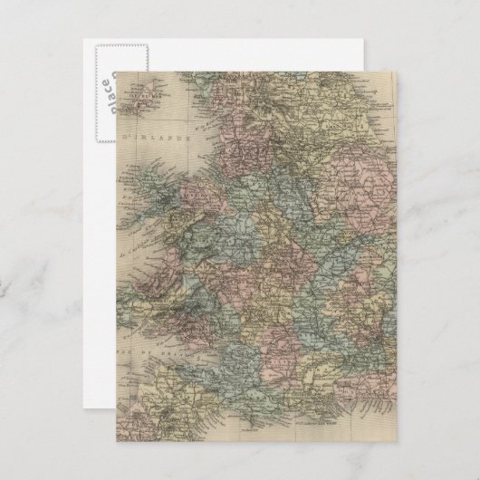 England 3 postkarte (Vorne/Hinten)