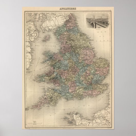 England 4 poster (Vorne)