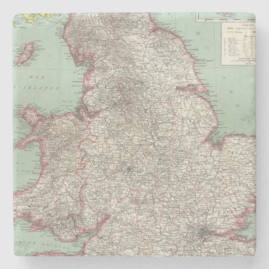 England 5 steinuntersetzer (Vorderseite)