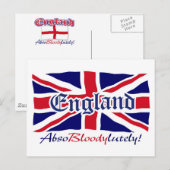 England - Absobloodylly 4 Postkarte (Vorne/Hinten)