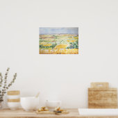 England Aquarellmalerei auf dem Lande Poster (Küche)