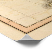 England Atlas Karte 2 Poster (Ecke)