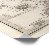 England Atlas Map Poster (Ecke)